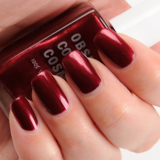 Obsessive Compulsive Cosmetics Black Metal Dahlia Nail Lacquer