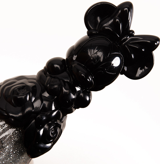 Anna Sui x Minnie Mouse Stardust Silver (001) over Snow White (002) Nail Color