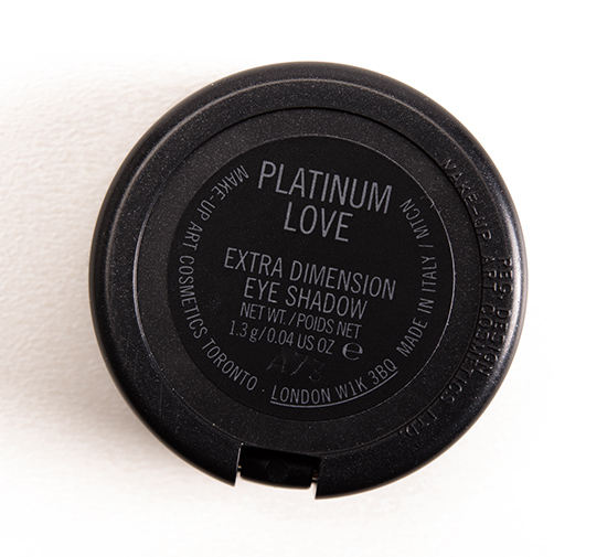 MAC Platinum Love Extra Dimension Eyeshadow