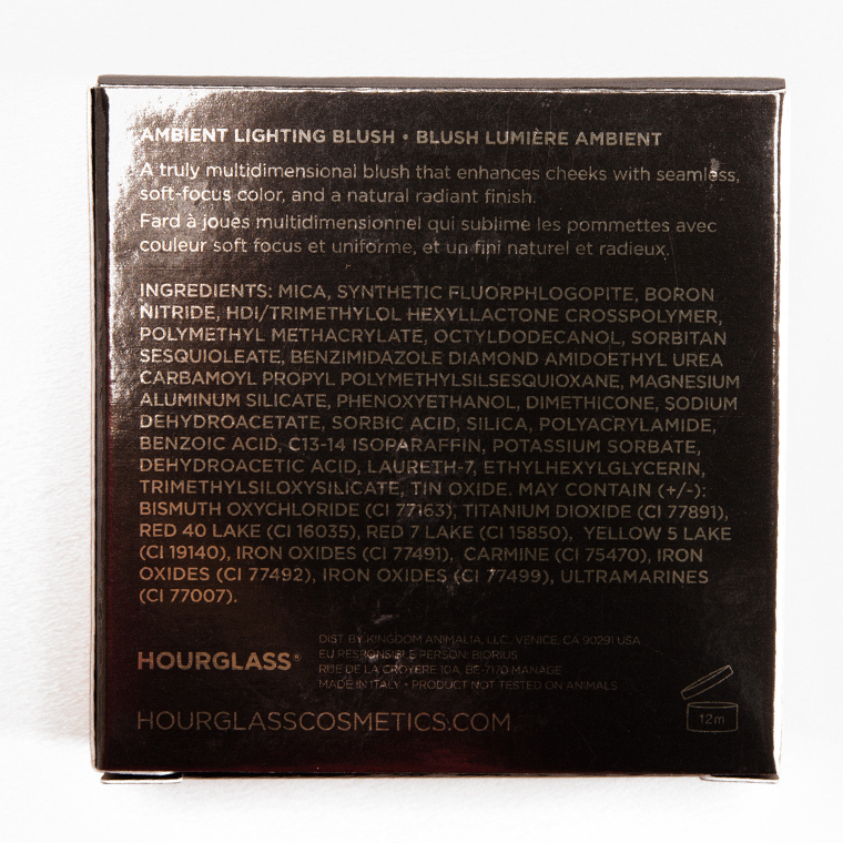 Hourglass Diffused Heat Ambient Lighting Blush Review & Swatches