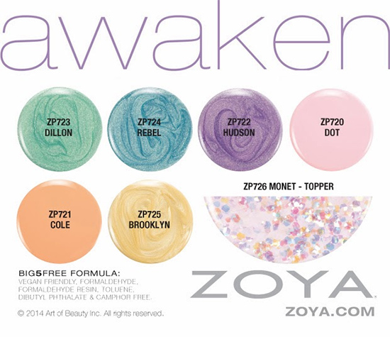Zoya Awaken Collection for Spring 2014