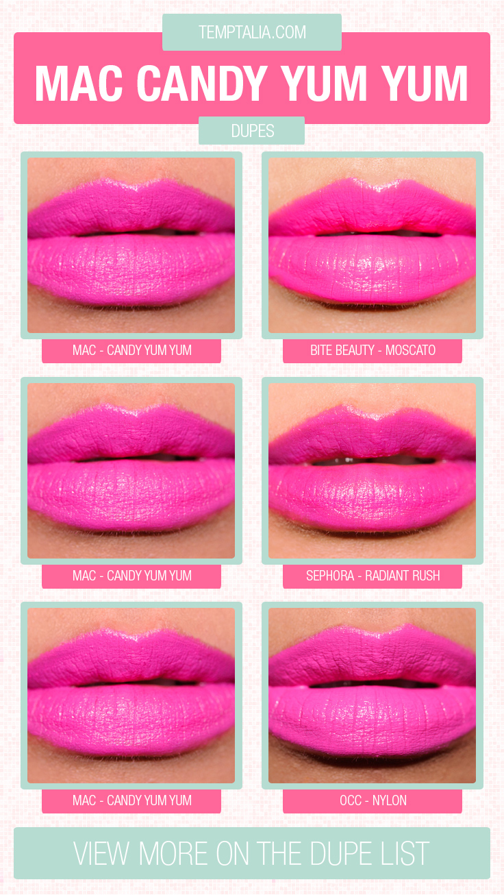 MAC Candy Yum Yum Dupes
