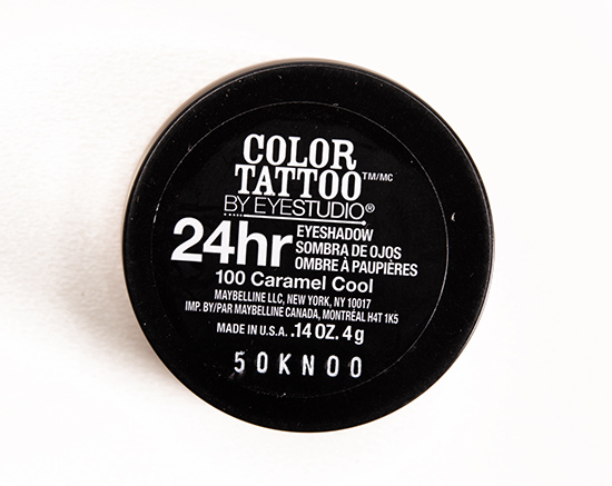 Maybelline Caramel Cool (100) Color Tattoo Eyeshadow