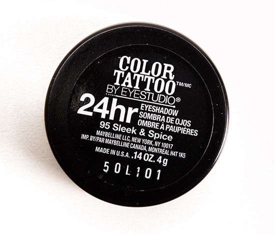 Maybelline Sleek & Spice (95) Color Tattoo Eyeshadow