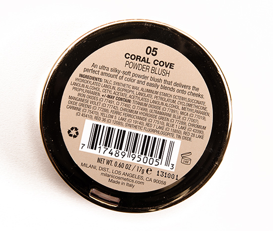 Milani Coral Cove (05) Rose Powder Blush