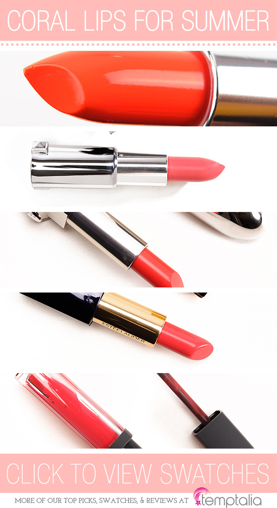 5 Bright Coral Lipsticks to Try This Summer