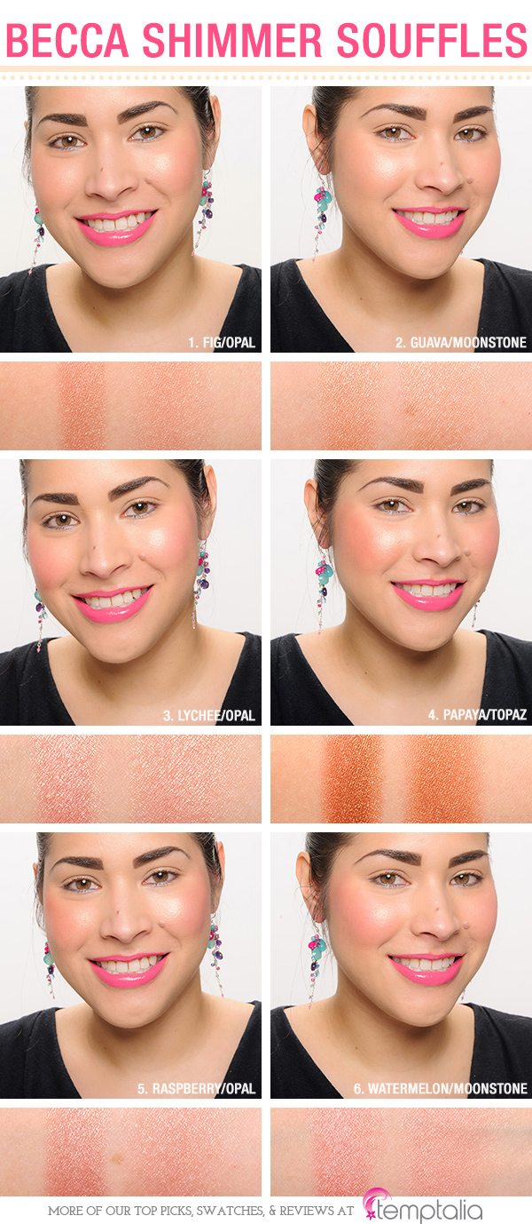 Becca Beach Tint Shimmer Cheek Souffles