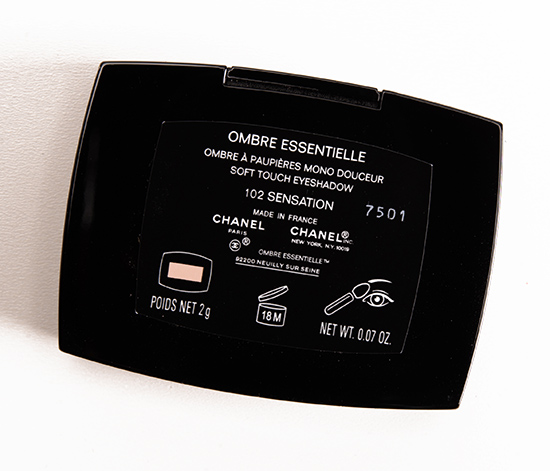 Chanel Sensation (102) Soft Touch Eyeshadow