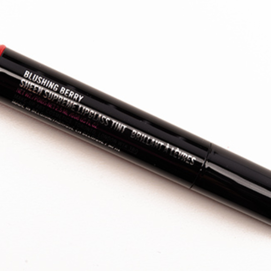 MAC Blushing Berry Sheen Supreme Lipglass Tint Review & Swatches