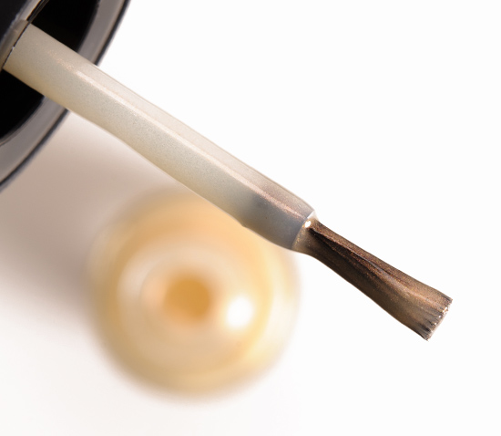 MAC Gold Pearl over Impassioned Nail Lacquer
