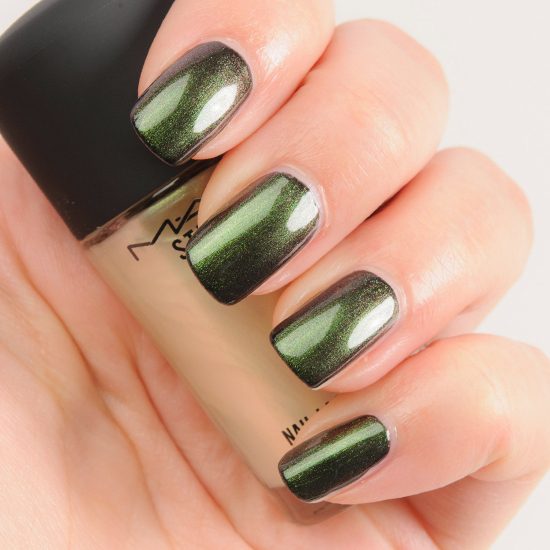 MAC Green Pearl Studio Nail Lacquer Top Coat