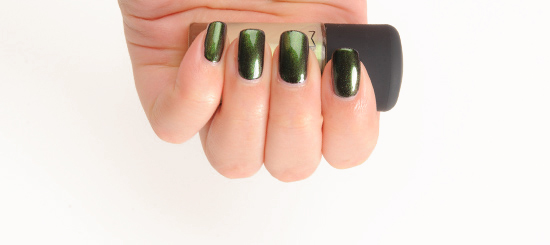 MAC Green Pearl over Nocturnelle Nail Lacquer