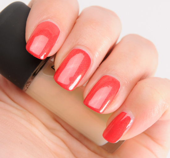 MAC Pink Pearl over Shirelle Nail Lacquer