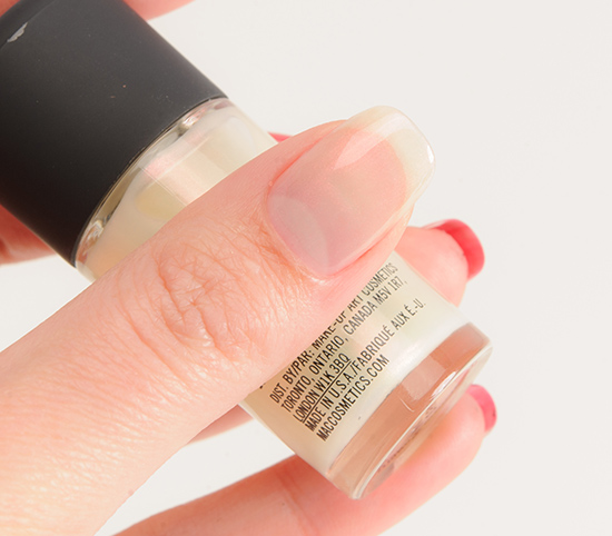 MAC Pink Pearl over Shirelle Nail Lacquer