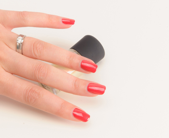 MAC Pink Pearl over Shirelle Nail Lacquer