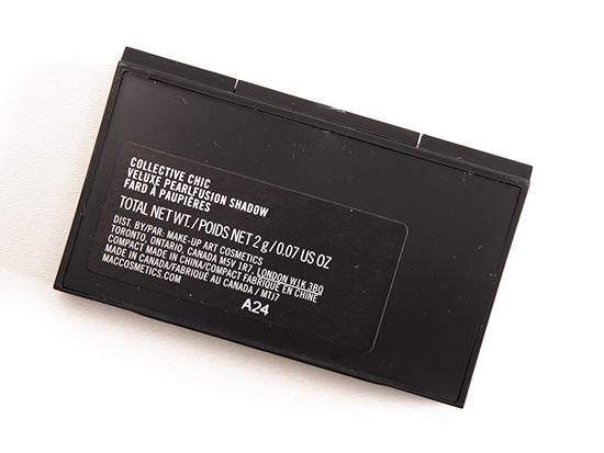 MAC Collective Chic Veluxe Pearlfusion Eyeshadow Trio