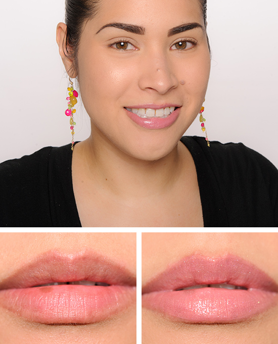MAC Feeling Fine Lipglass over Soft Savour Lipstick