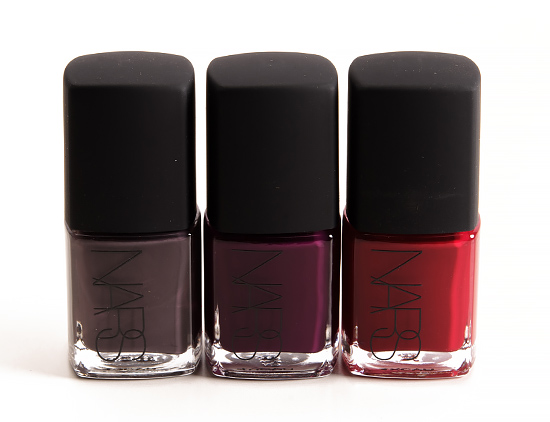 NARS Obscura, Elbrus, Paros Nail Polishes