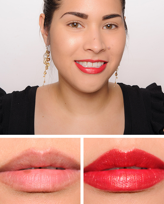 Guerlain Red Strass (327) KissKiss Lipstick