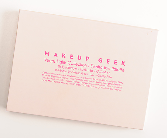 Makeup Geek Vegas Lights Eyeshadow Palette