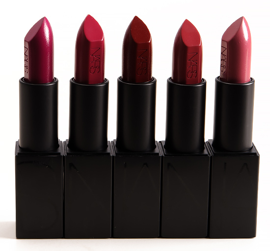 NARS Fanny, Vera, Charlotte, Audrey, Anna Audacious Lipsticks