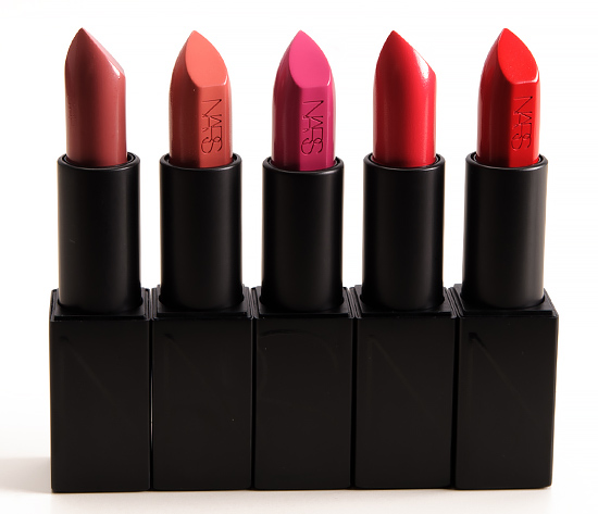 NARS Audacious Lipstick -- Vanessa, Julie, Marisa, Kelly, Carmen