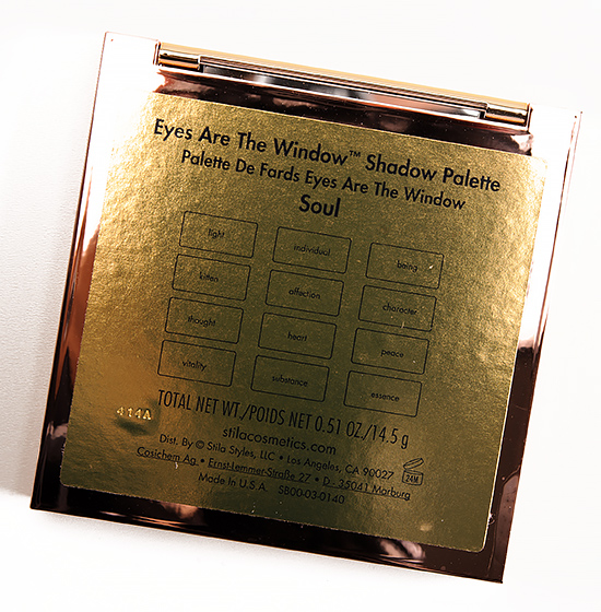 Stila Soul Eyes Are the Window Shadow Palette