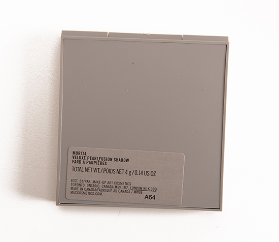 MAC Mortal Veluxe Pearlfusion Eyeshadow Palette