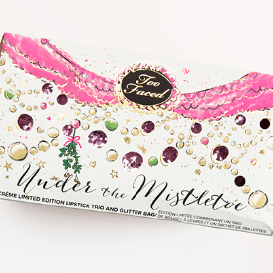 Too Faced Under the Mistletoe Lip Trio Holiday 2014