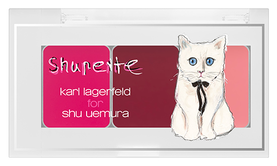 shu uemura Shupette by Karl Lagerfeld for Holiday 2014