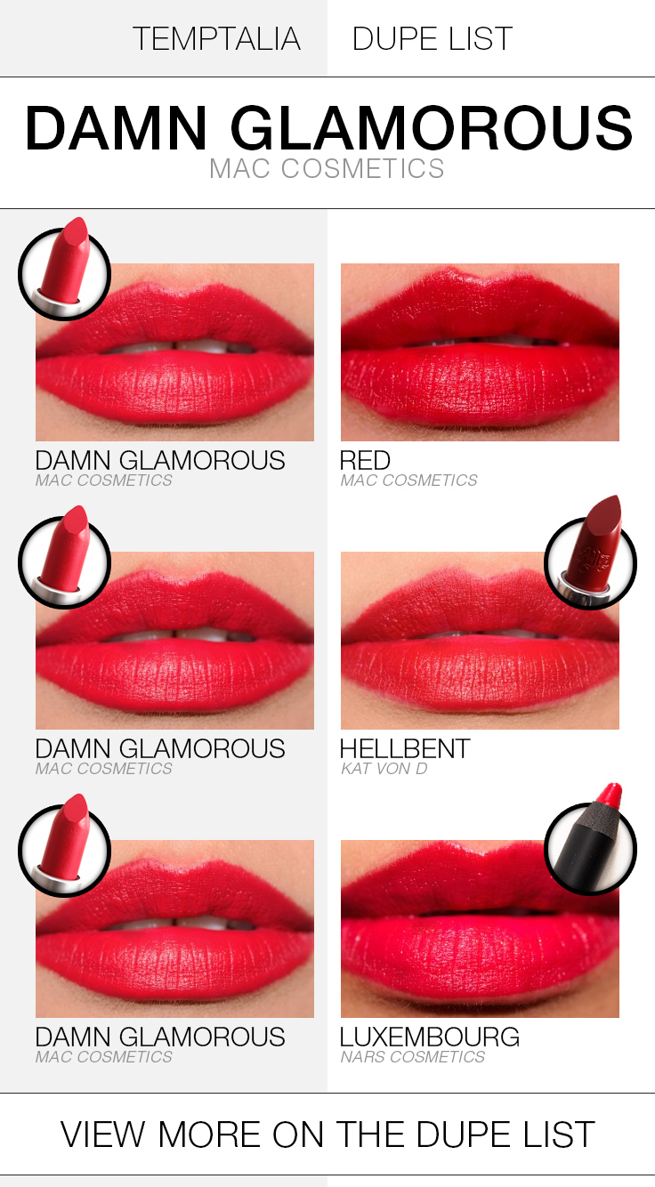 mac-damn-glamorous-dupe-list