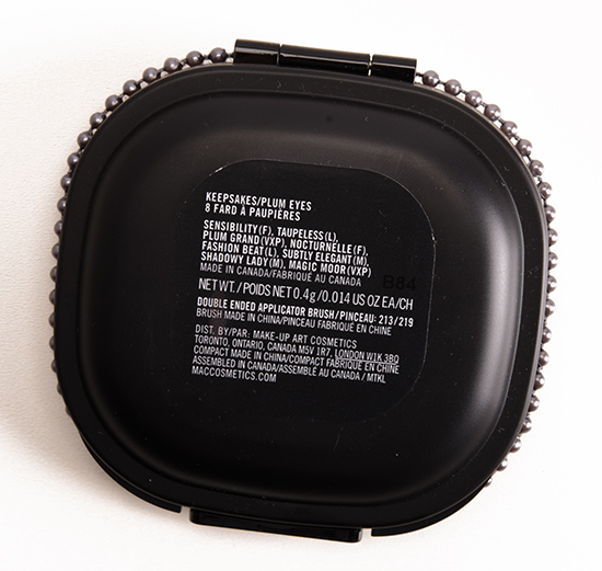 MAC Keepsakes/Plum Eyes Eyeshadow Palette