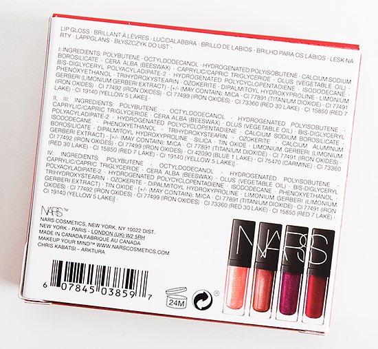 NARS Tech Fashion Lipgloss Set
