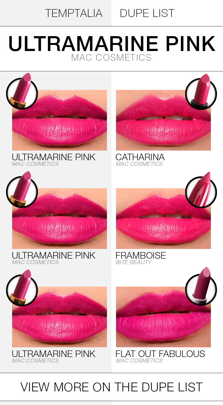 mac-ultramarine-pink-dupe-list