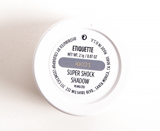 ColourPop Etiquette Super Shock Eyeshadow