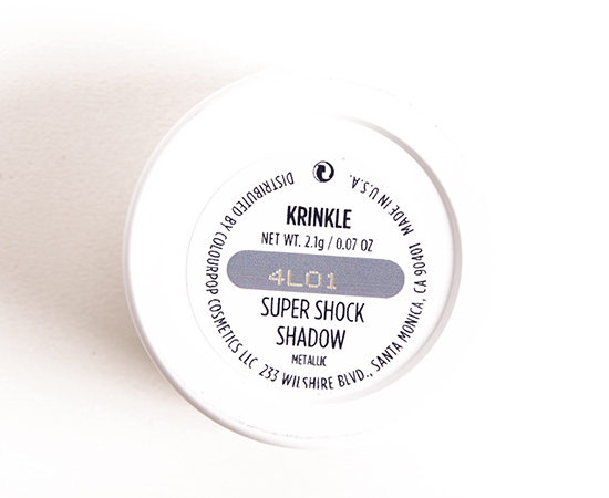 ColourPop Krinkle Super Shock Eyeshadow