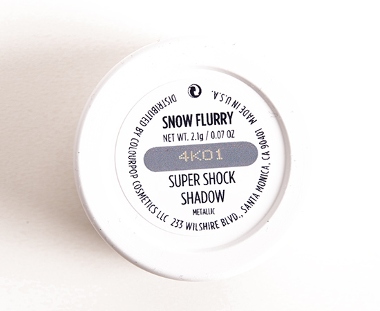 ColourPop Snow Flurry Super Shock Eyeshadow