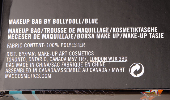 MAC x BollyDoll/Blue Makeup Bag