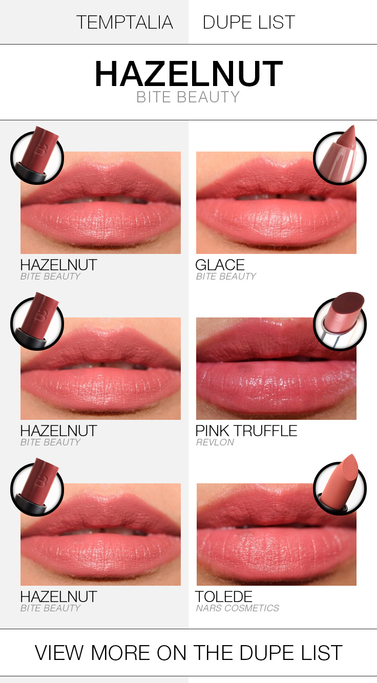 bite-beauty-hazelnut-dupe-list