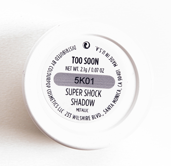 ColourPop Too Soon Super Shock Shadow