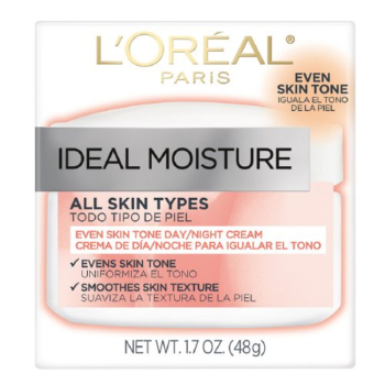 L'Oreal Ideal Moisture Even Skin Tone Day/Night Cream
