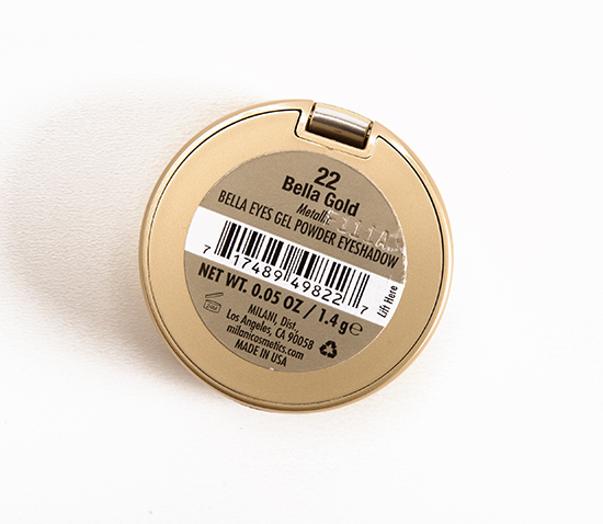 Milani Bella Gold (22) Bella Eyes Gel Powder Eyeshadow