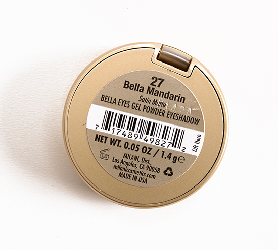 Milani Bella Mandarin (27) Bella Eyes Gel Powder Eyeshadow