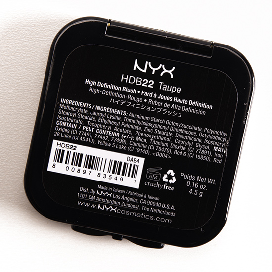 NYX Taupe HD Blush