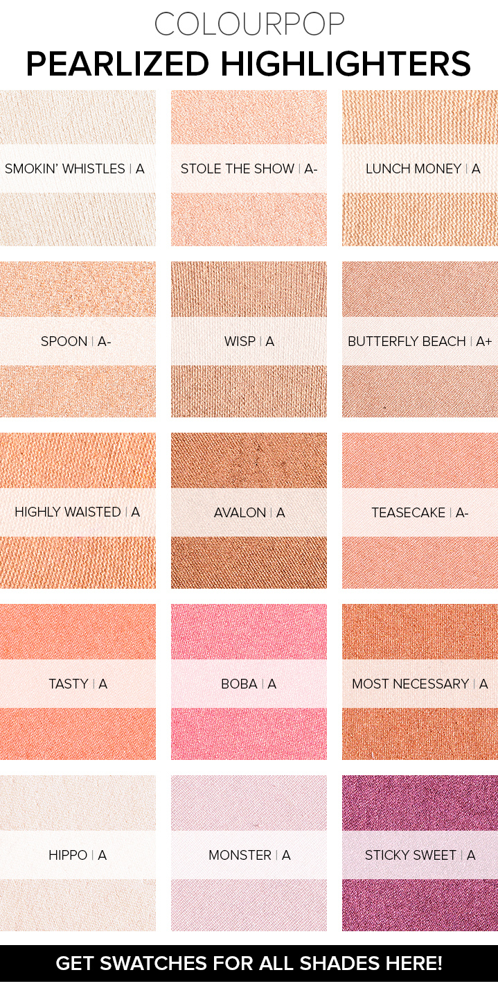 ColourPop Super Shock Cheek/Highlighters