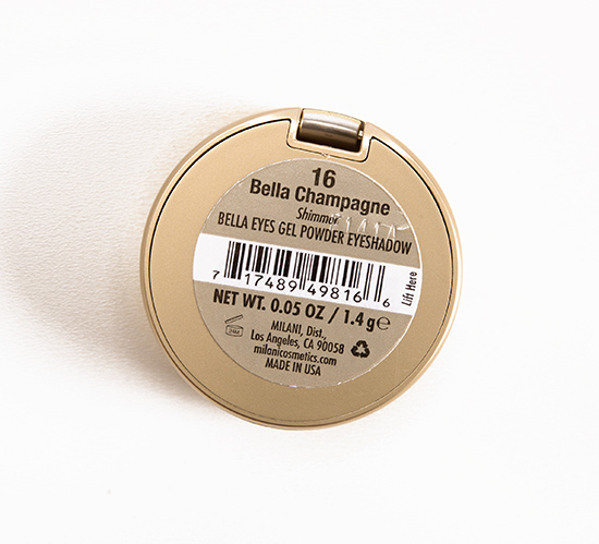 Milani Bella Champagne (16) Bella Eyes Gel Powder Eyeshadow