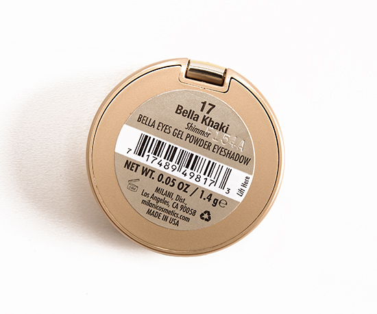 Milani Bella Eyes Gel Powder Eyeshadow Review, Photos, Swatches (Part 2)