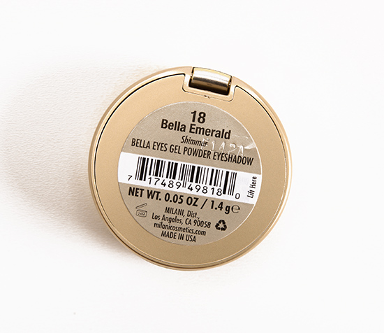 Milani Bella Emerald (18) Bella Eyes Gel Powder Eyeshadow