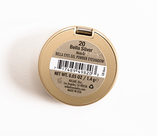 Milani Bella Silver (20) Bella Eyes Gel Powder Eyeshadow