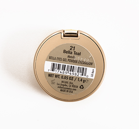 Milani Bella Teal (21) Bella Eyes Gel Powder Eyeshadow